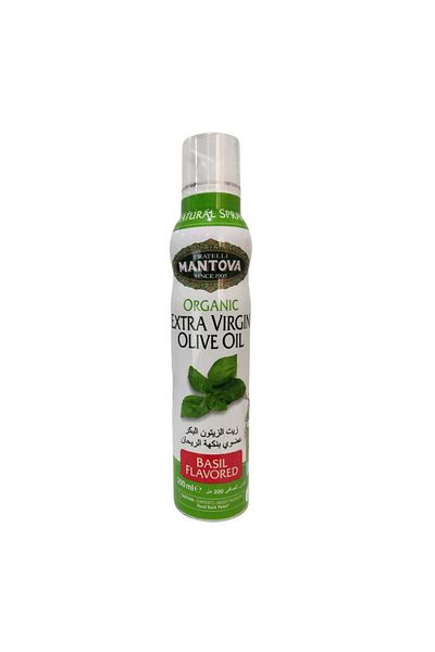 mantova Mantova Organic Basil Flavored Extra Virgin Olive Oil Spray 200ml