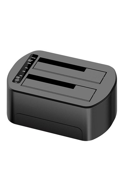 CoreParts Stacja dokująca HDD USB3.0 RGB Gaming, klonowanie, dual bay., MS-CLONER-SATA2.5-3.5