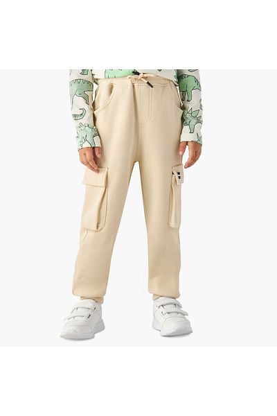 Juniors Solid Joggers with Drawstring Closure and Pockets