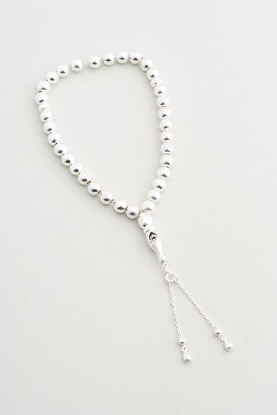 So CHIC... Modern Design 17 cm Silver Prayer Beads