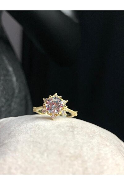 vogutima jewelery&silver by timuçin mavili Pırlanta Montür Lotus Çiçeği Aşk Güneşi 925 Ayar Gümüş • Sevgiliye • Eşe • Anneye Yüzük