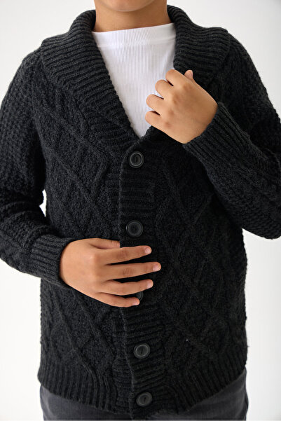 Nisrakids Erkek Çocuk Triko Hırka - Düğmeli ve Rahat Kesim