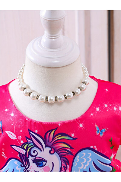 Take Two By Styli Graphic Print Puff Sleeve Bow Detail Knee Length Dress