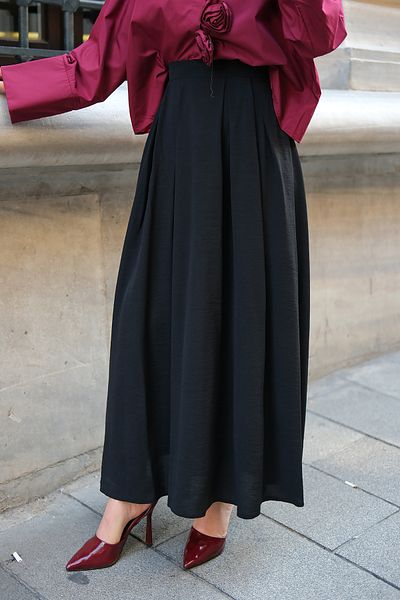 LOCCO Γυναικεία Linda Φούστα Μαύρη