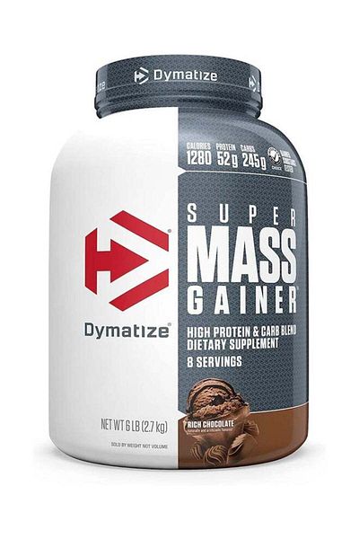 Dymatize Super Mass Gainer Protein Powder Rich Chocolate 6lb