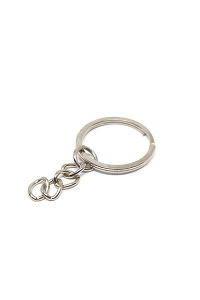 Createur Silver key ring with 2.5cm chain (set of 100 pieces)