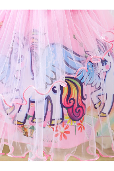 Take Two By Styli Graphic Print Puff Sleeve Bow Detail Knee Length Dress