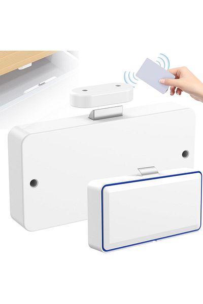 UmoTech Hidden Cabinet Lock Electronic Smart Keyless Drawer -Cabinet Lock Invisible Drawer Lock