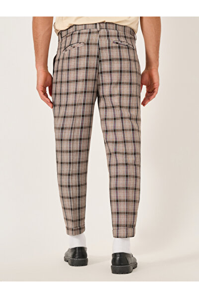 Take Two By Styli Relaxed Fit Plaid Pants