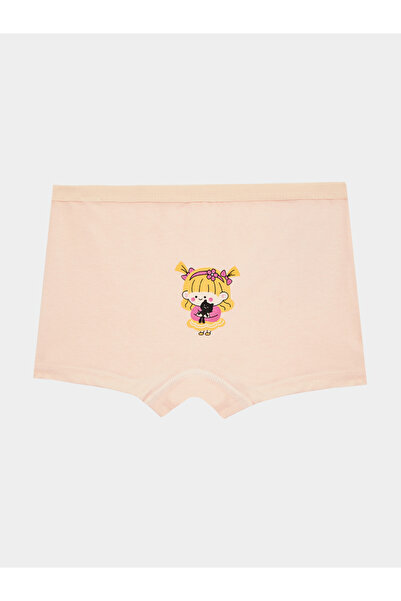 Styli Girls Pack of 4 - Printed Briefs with Elastic Waistband