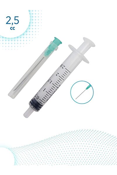 Genject 2,5cc, 38 Mm Tek Kullanımlık Iğneli Şırınga (150 ADET)