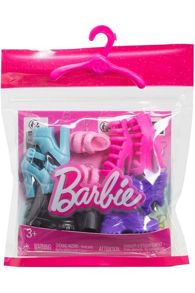 mattel مجموعة رفوف أحذية باربي
