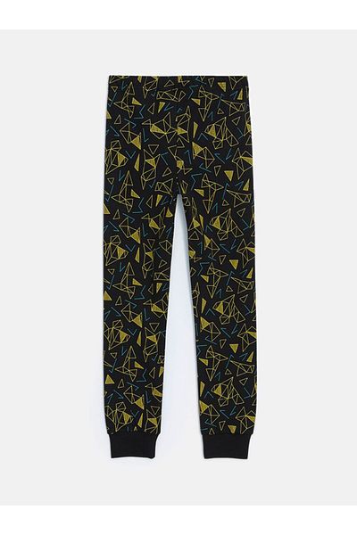 LC Waikiki Black Elastic Waist Boys' Pajama Bottom