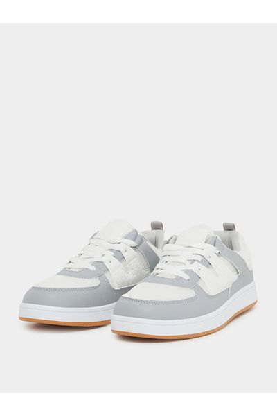 Styli Color Block Lightweight Lace Up Sneakers