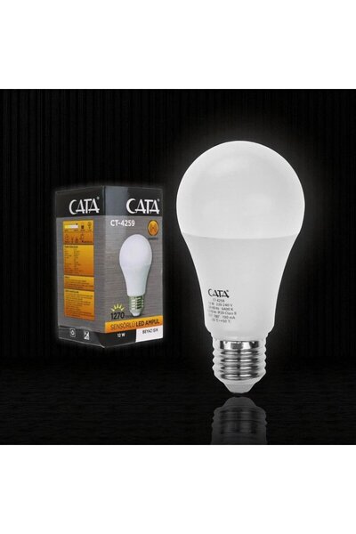 Cata 12W SENSÖRLÜ LED AMPUL(BEYAZ) CT-4259