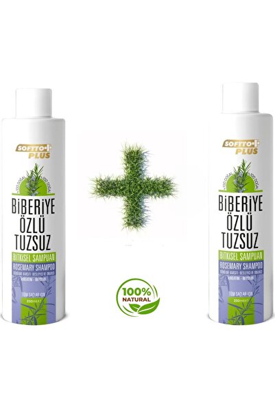 Softto Plus Biberiye Şampuanı Dökülme Karşıtı Ve Hızlı Uzamaya Yardımcı Keratin, Biotin 250 ml 2 Adet