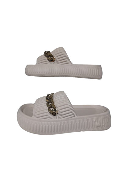 Akım Women's Chain Stylish, Comfortable, Comfortable Casual Slippers