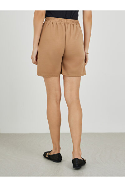 Styli Solid Wide Leg Shorts