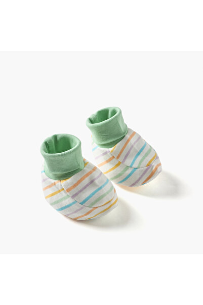 Juniors Striped Booties