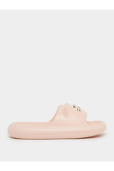 Styli Cat Print Slip-On Slides