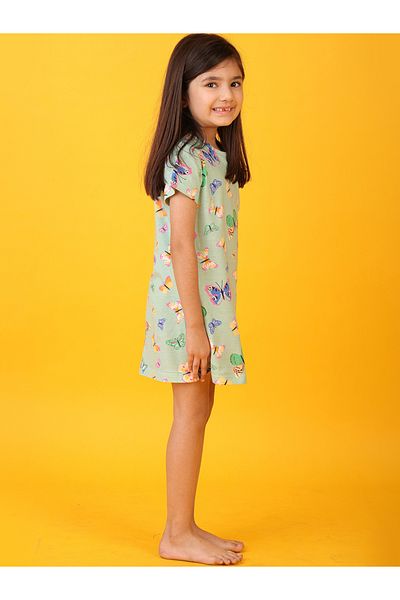 Anthrilo By Styli Butterfly Print Mini Night Dress