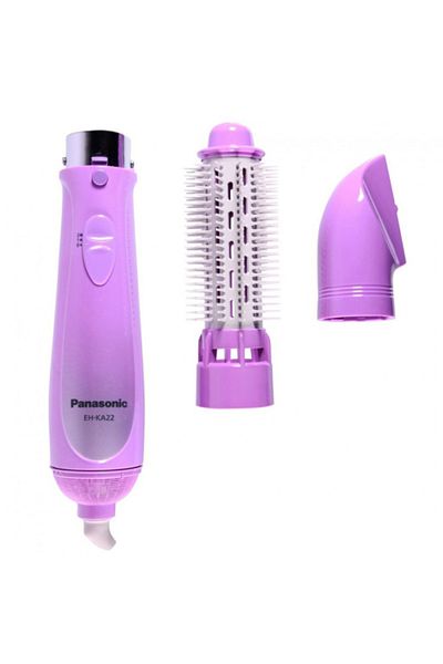 PANASONIC EH-KA22 Hair Styler with 2 Attachments, Purple