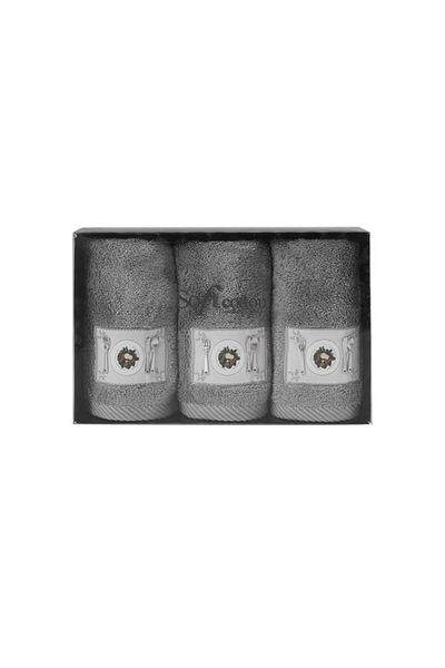 Soft Cotton Soft Cotton - Luxury 3-Piece Bath Towel Set, 100% Cotton, 50 x 30 cm
