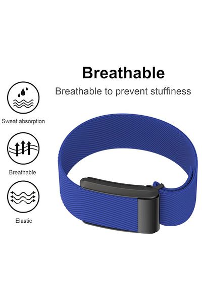 REDz Accessories Curea sport țesută, compatibilă cu Whoop, reglabilă, nailon elastic, albastră