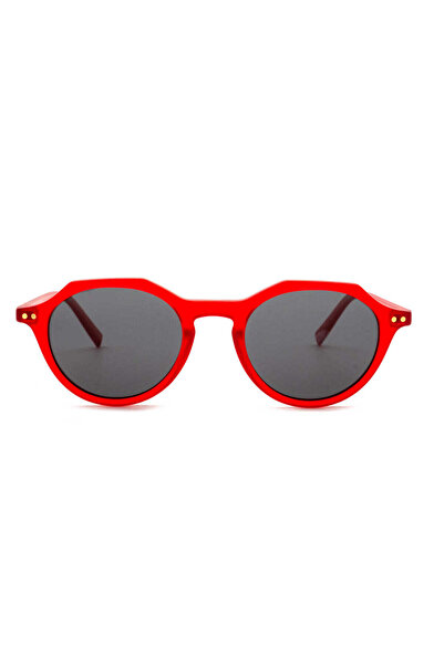 Eye Connection Red Oval Chuck Unisex Sunglasses Ch-895Aap-Eye