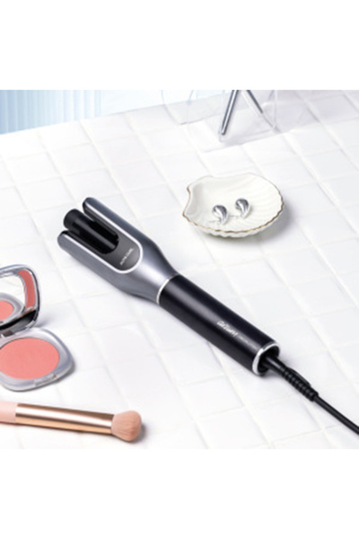 Arzum AR5156 Revolution Auto Curler – Platinum Gray, Ceramic, 7 Temps, Auto-Rotation