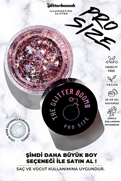 the glitter boomb the glıtter boomb - jel glitter - Interstellar 20gr PRO SIZE
