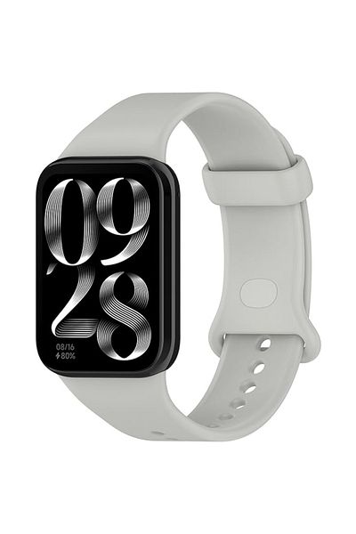 REDz Accessories Curea sport pentru Xiaomi Mi Band 8 Pro / Band 9 Pro / RedMi Watch 4, reglabilă, silicon, gri