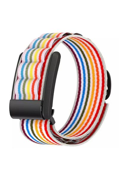 REDz Accessories Alpine Strap for Whoop, Elastic Nylon, Adjustable Hook Fastener, Rainbow