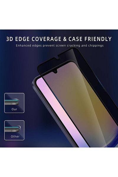 REDz Accessories Privacy Film, Samsung Galaxy A26, Anti-Peep Screen Protector, 9H, Black