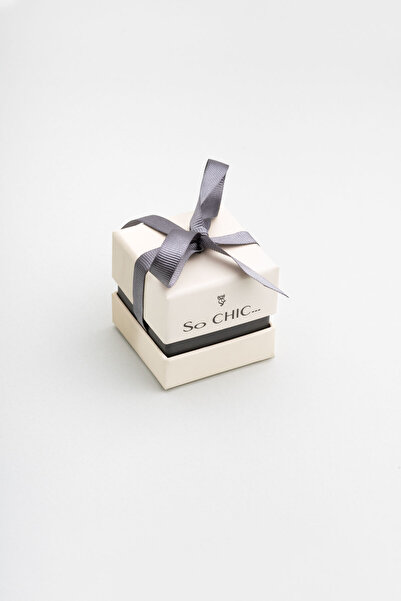 So CHIC... Beyaz Altın Sertifikalı Premium Created Taşlı 0.25 CT Effect Tektaş Yüzük