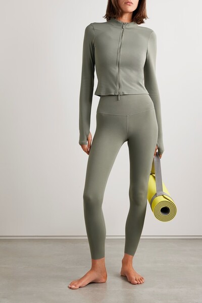 Nike Dri Fit Zenvy Gentle Support High Waisted 7/8 Leggings Kadın Yüksek Bel İç Cepli Spor Tayt Açık