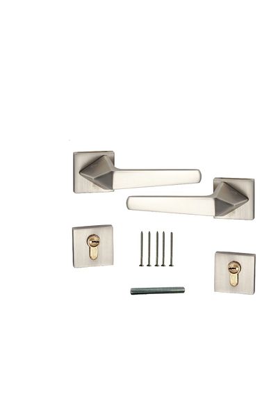 LOZAN Silver hinged door handle