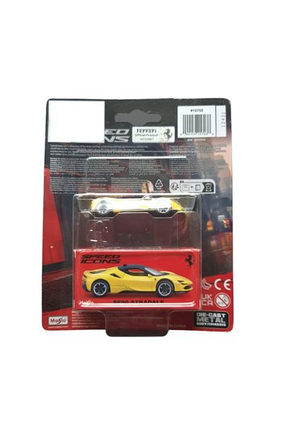 Maisto Ferrari SF90 Stradale Hybrid 1000hp, limited edition, yellow, 1/64