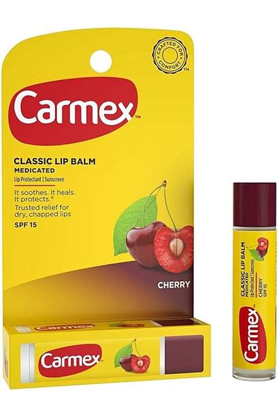 Carmex Trader Click-stick Moisturizing Lip Balm SPF 15 - Cherry 0.15oz