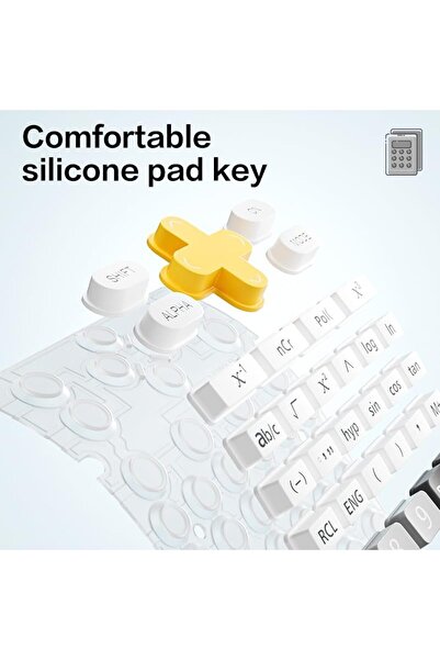 Deli آلة حاسبة علمية متوافقة مع امتحان E1700 مزودة بـ 240 وظيفة وشاشة عرض بخطين