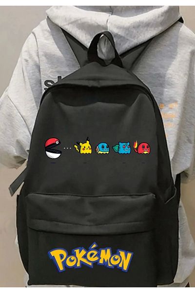 1blood Раница за училище, класна стая и курс с печат Pokemon Pikachu