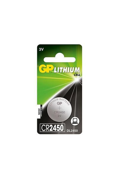 Electronica GP Batteries LITHIUM BUTTON Cell CR2450, 103121