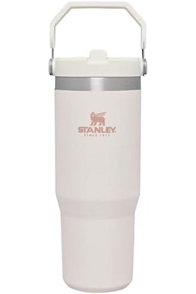 Stanley IceFlow Flip Straw Water Bottle With Straw 0.88L - Rose Quartz