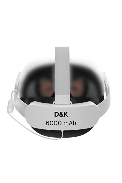 D&K WONDER Curea baterie pentru Oculus Quest 2, albă
