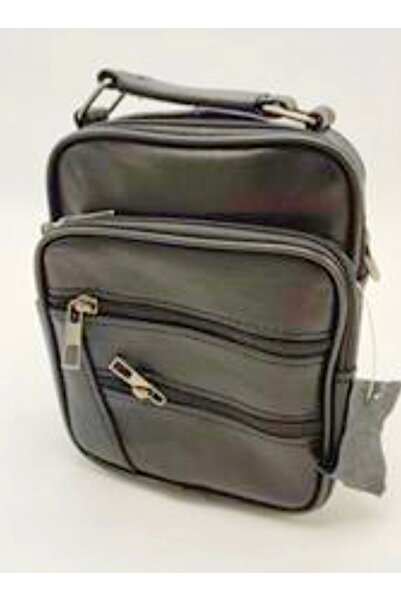 Monalisa Home حقيبة يد رجالية فاخرة باللون الأسود صغيرة الحجم ومتعددة الأقسام