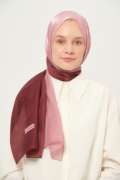 Madame Polo Amber Gradient Shawl Multicolored Wrinkle-Free Fabric