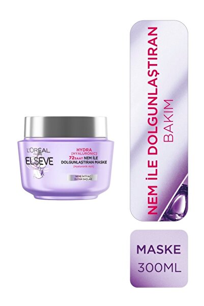 ELSEVE Hydra Hyaluronic 72 Saat Nemlendiren Maske 300ml