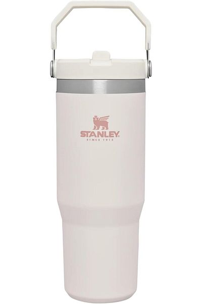 Stanley IceFlow Flip Straw Water Bottle With Straw 0.88L - Rose Quartz