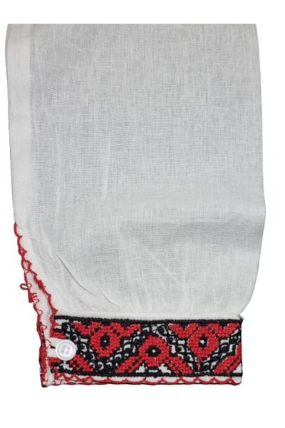 OEM Traditional shirt, folk motif embroidery, 100% Cotton, red men's size M