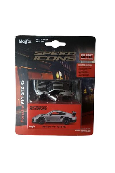 Maisto Porsche 911 GT2 RS Coupe, 2017, limited edition, gray, 1/64